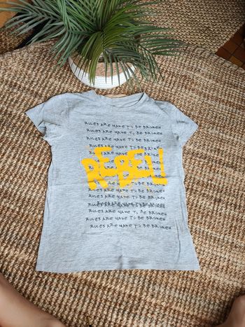 T-shirt manches courtes 9 10 ans