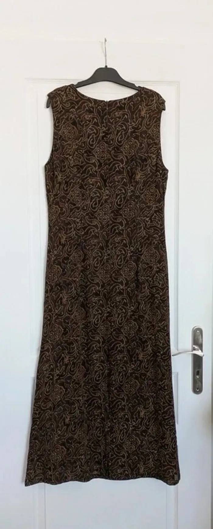 Robe longue vintage - Caroll - taille 42 - photo numéro 2