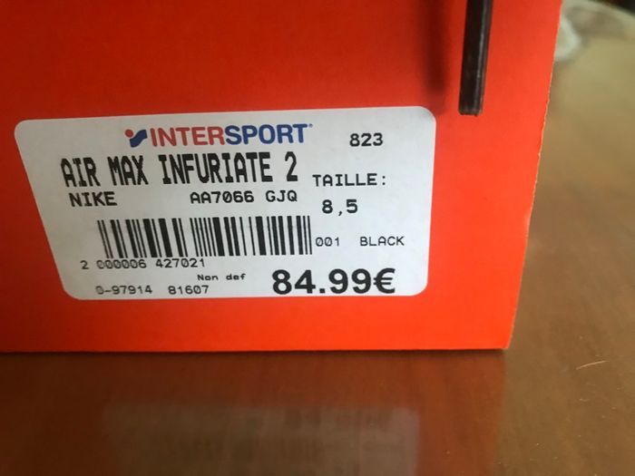 Baskets Air Max Infuriate 2 Pointure 42 - photo numéro 7