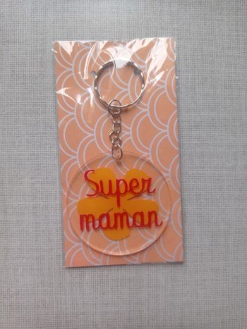 Porte clé super maman