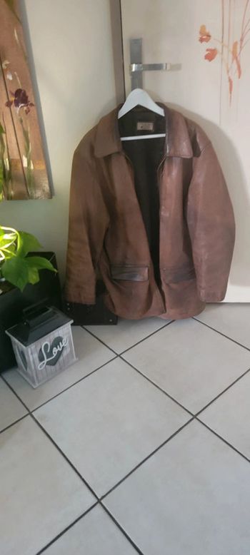 Veste blouson cuir