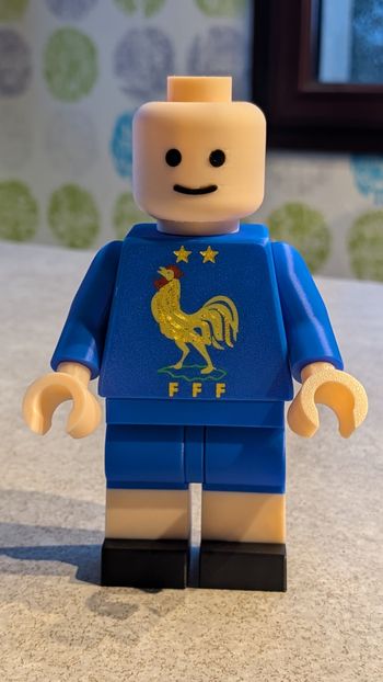 Figurine Brique Géante Équipe de France - Édition Or (20cm)