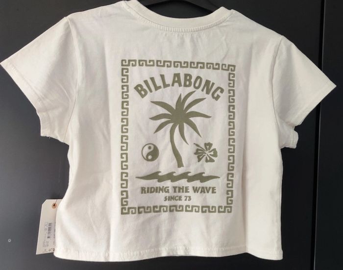 Superbe tee-shirt cropped Billabong - photo numéro 2