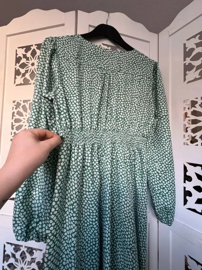 Robe fleurie Vintage Authentique Taille L - photo numéro 11