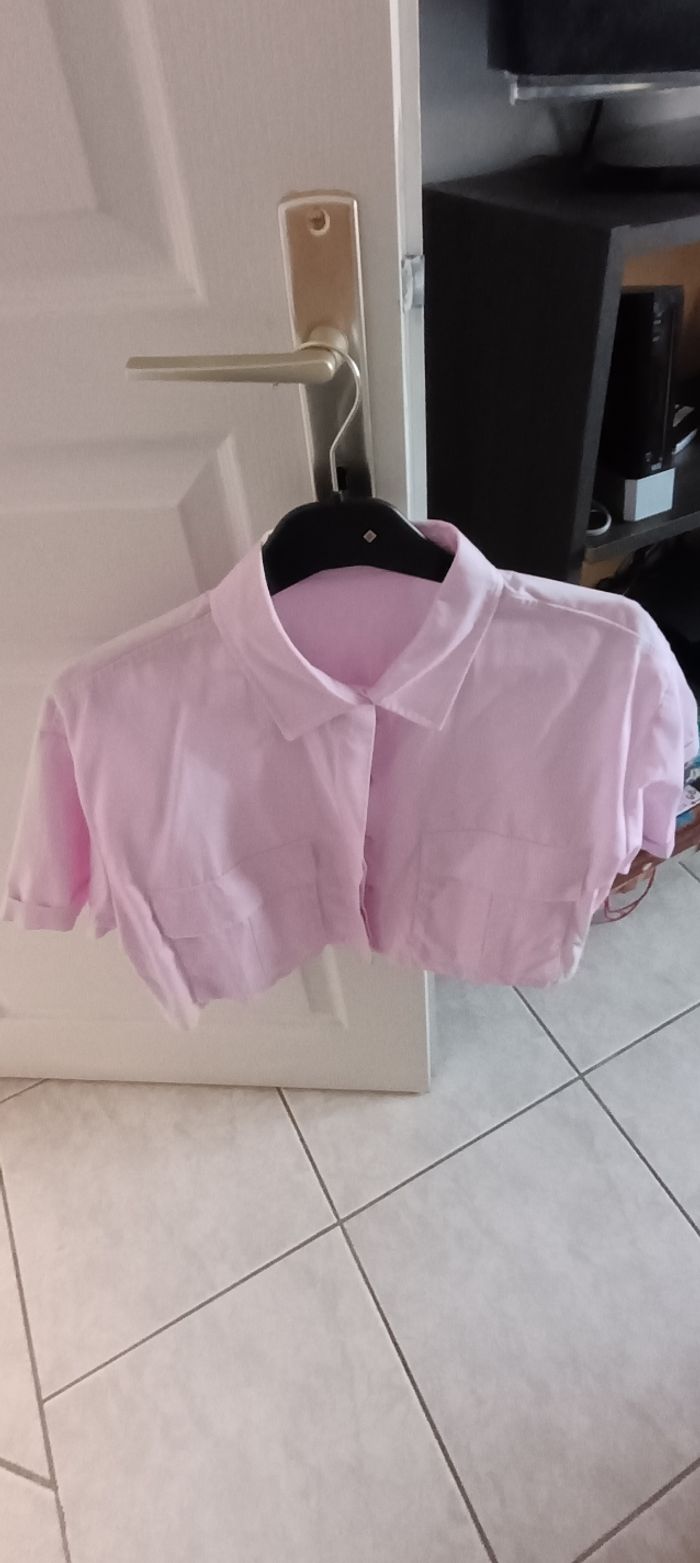 Vends chemise rose