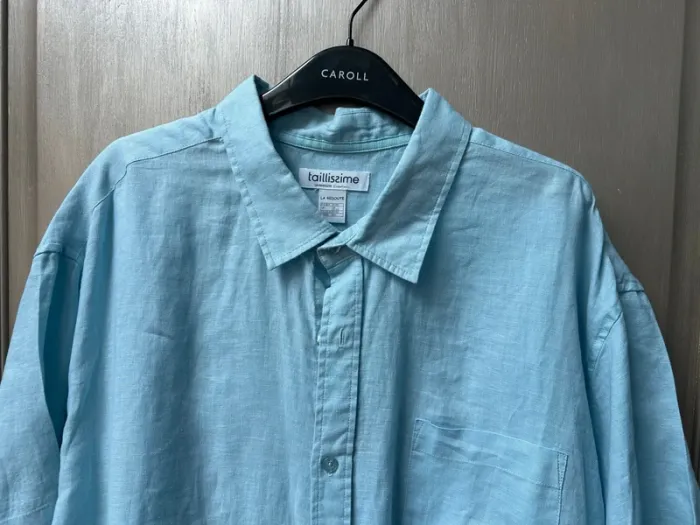 Chemise légère été Taillissime bleu clair - photo numéro 4