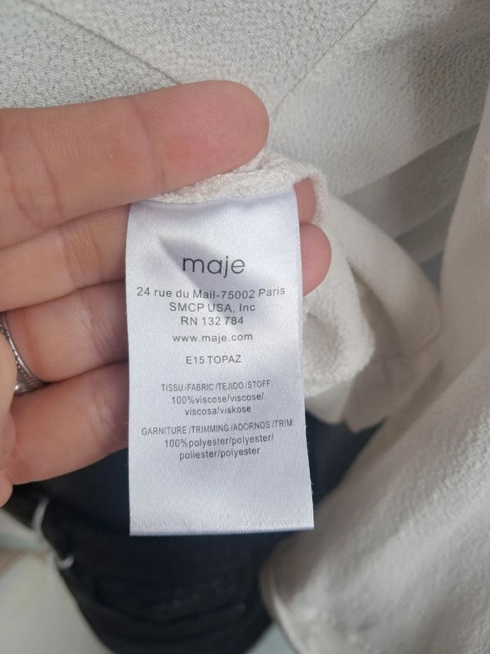 Maje haut blouse T.38 - photo numéro 11