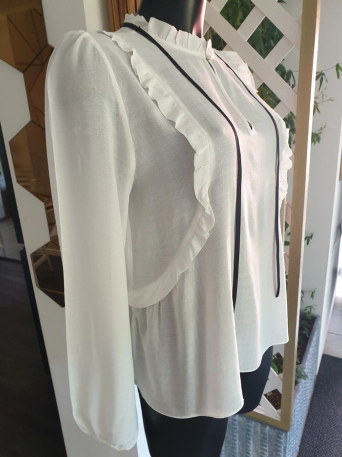 Stradivarius chemiser blanc taille L - photo numéro 2