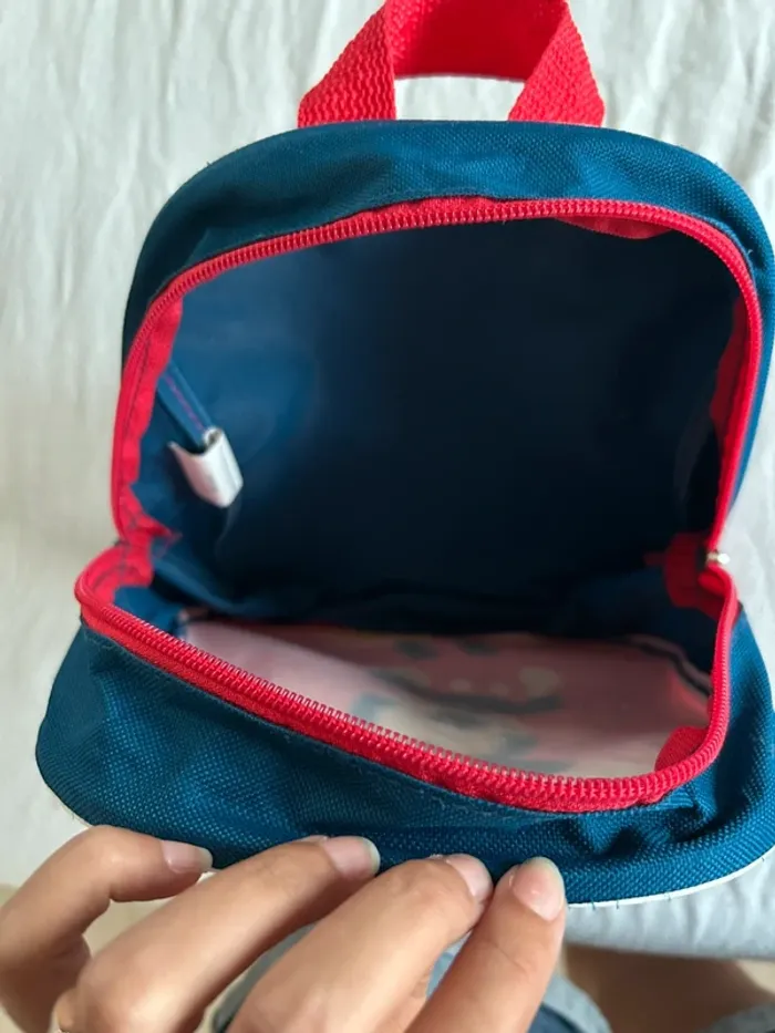 Sac à dos Mickey mousse Disney rouge et bleu - photo numéro 2