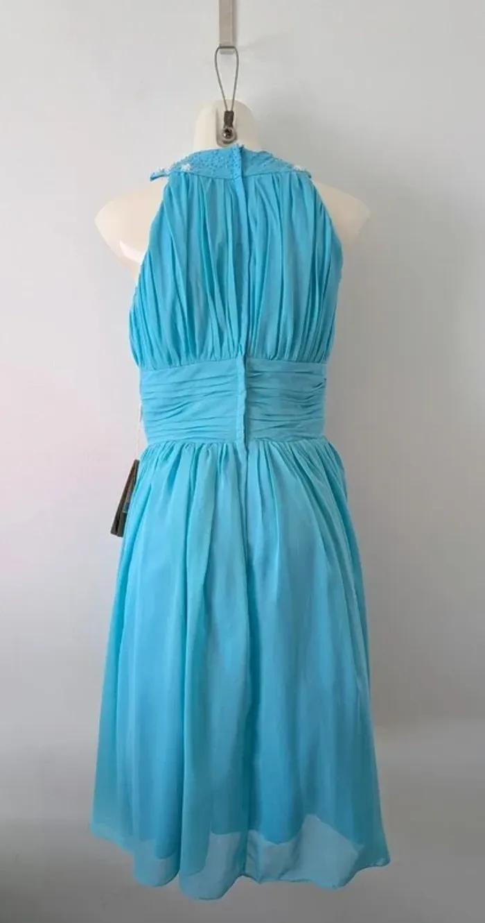 Robe cocktail neuve bleue - Light In The Box - Taille 36 - photo numéro 4