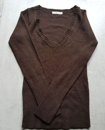 Pull marron taille s