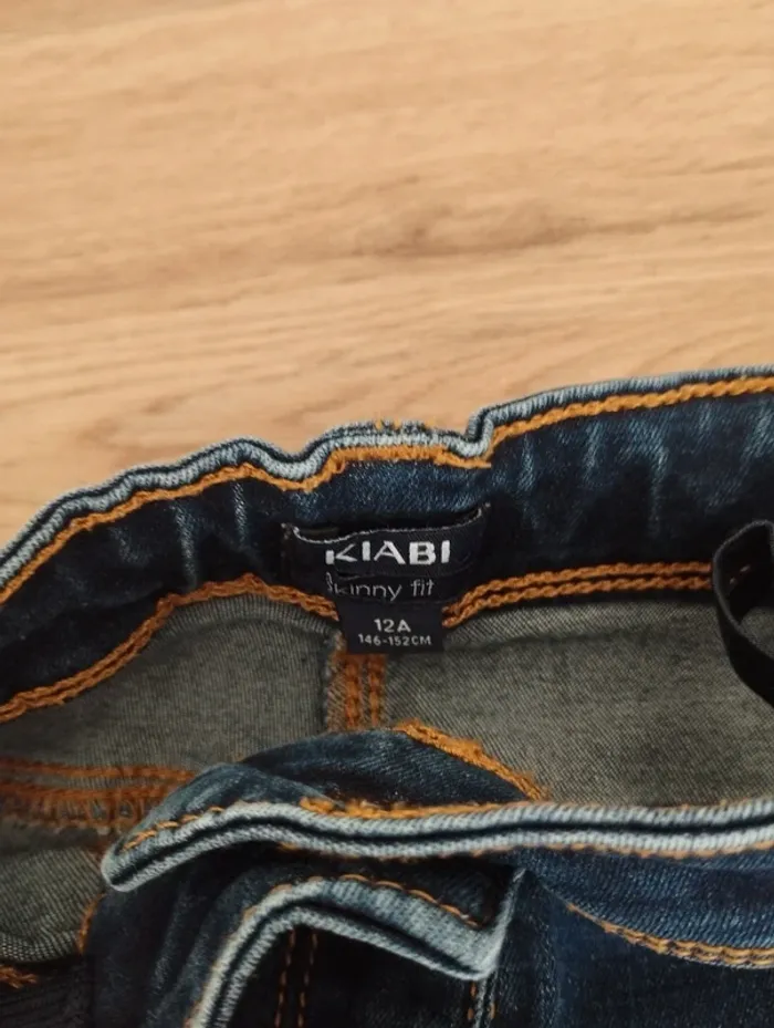 Jean bleu skinny fit Kiabi 12 ans - photo numéro 4