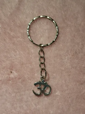 Porte-clés chiffre "30" argenté