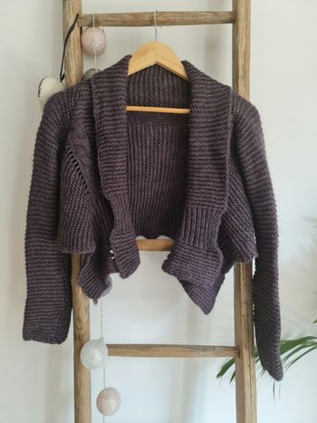 Boléro violet taille 38/40 M/L