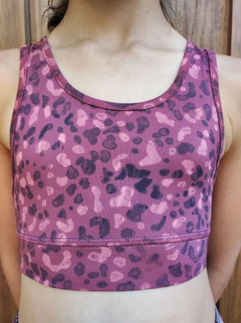 Brassière de sport Energetics motif léopard