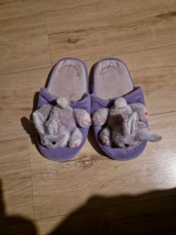 Pantoufles lapin vintage taille 38