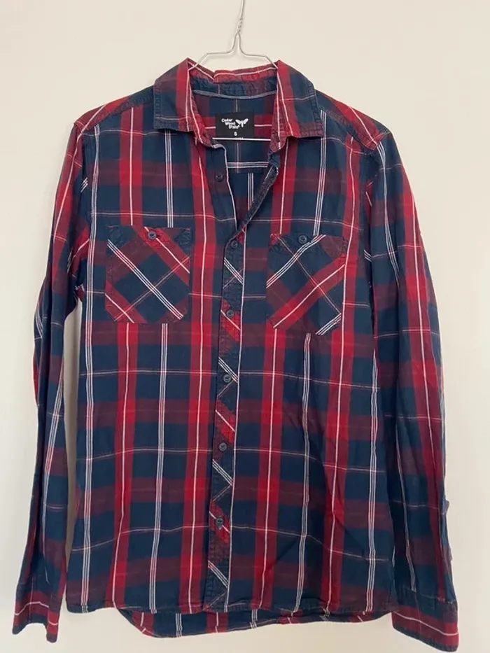Lot de 3 chemises à carreaux homme taille S - photo numéro 4
