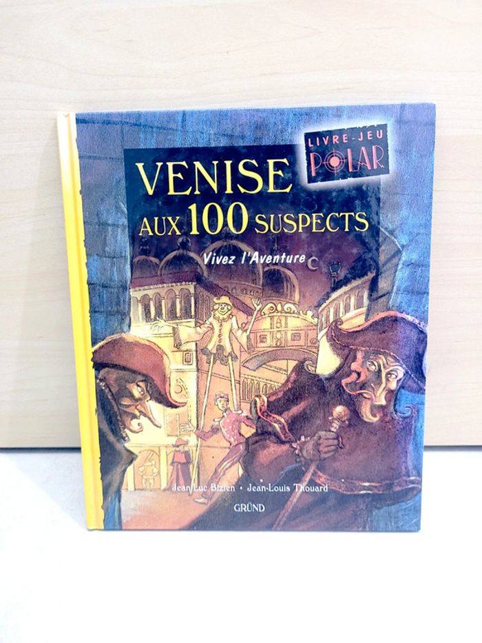 📚 Livre jeux : Grund Venise aux 100 suspects