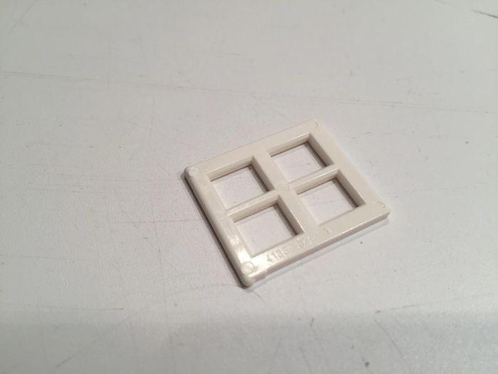 lot x2 Volet pour fenêtre 2x4x3 blanc 4133 pièce détachée Lego #A14 - photo numéro 3