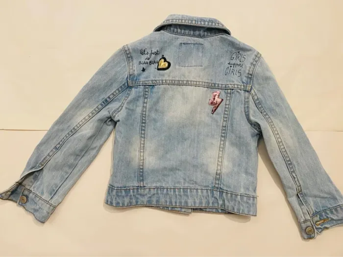Veste jean fille 5ans Kiabi - photo numéro 2