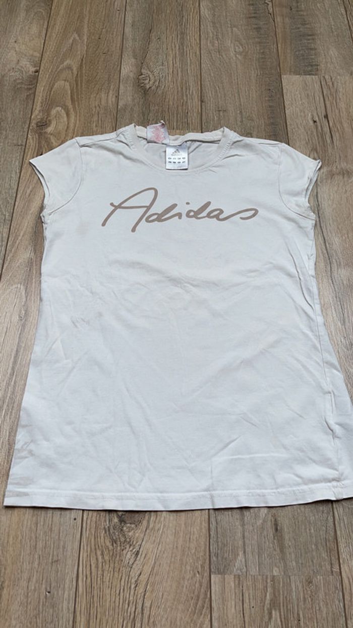 Tee-shirt Adidas blanc 12 ans