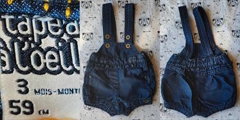 Salopette fille taille 3 mois