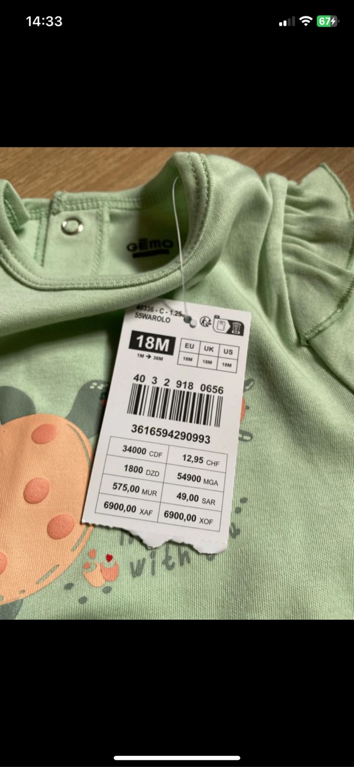 Pyjama fin 18 mois neuf - photo numéro 4