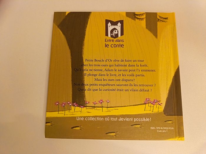 Livre " Boucle d'Or mène l'enquête!" De la collection Hachette - photo numéro 2