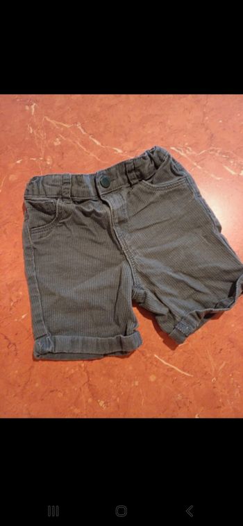 Short bébé taille 12 mois