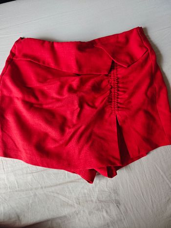 Short Jupe Bershka Rouge Comme Neuf