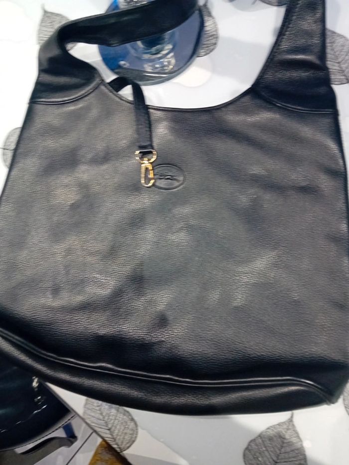 Sac lonchamps porte épaule grande capacité en cuir - photo numéro 2