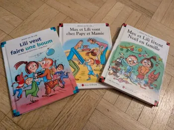 Lot 3 livres max et Lili