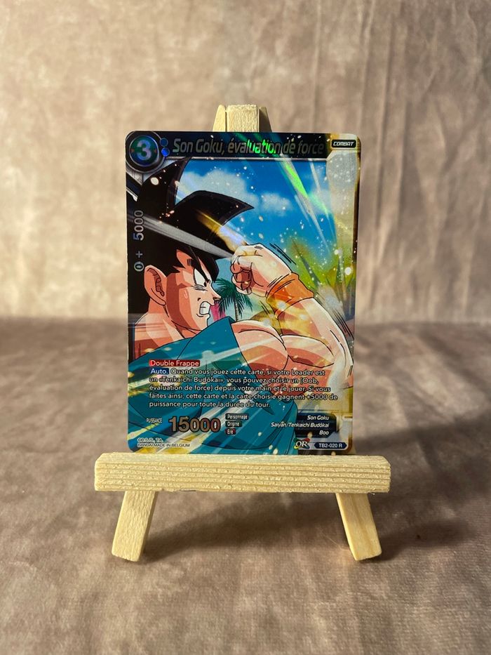 Tb2 020 R - Son Goku, évaluation de force - Dos card game