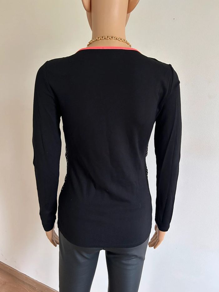 Pull fin noir à manches longues Morgan taille M TBE - photo numéro 7