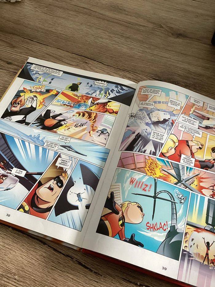 livre BD les indestructibles disney pixar - photo numéro 3