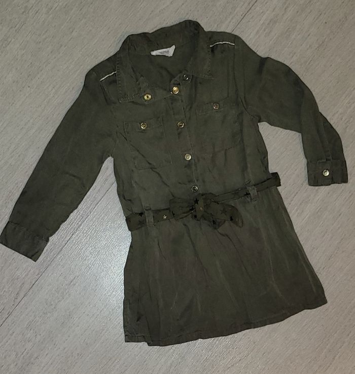 Robe chemise kaki orchestra 3 ans
