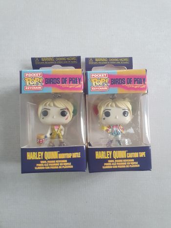 Lot porte clé pop Harley quinn cd comics