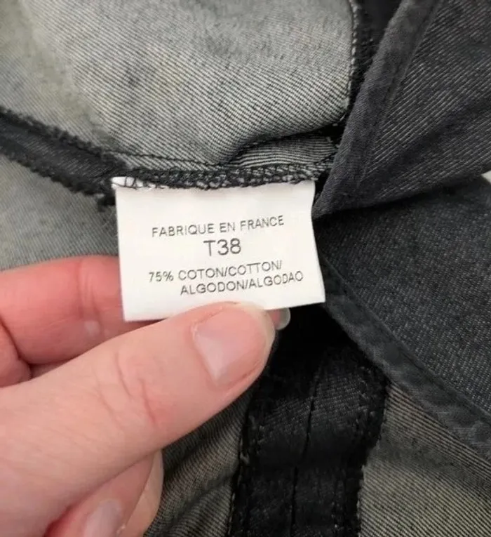 Robe vintage grise - Caroll - taille 34/36 - photo numéro 4