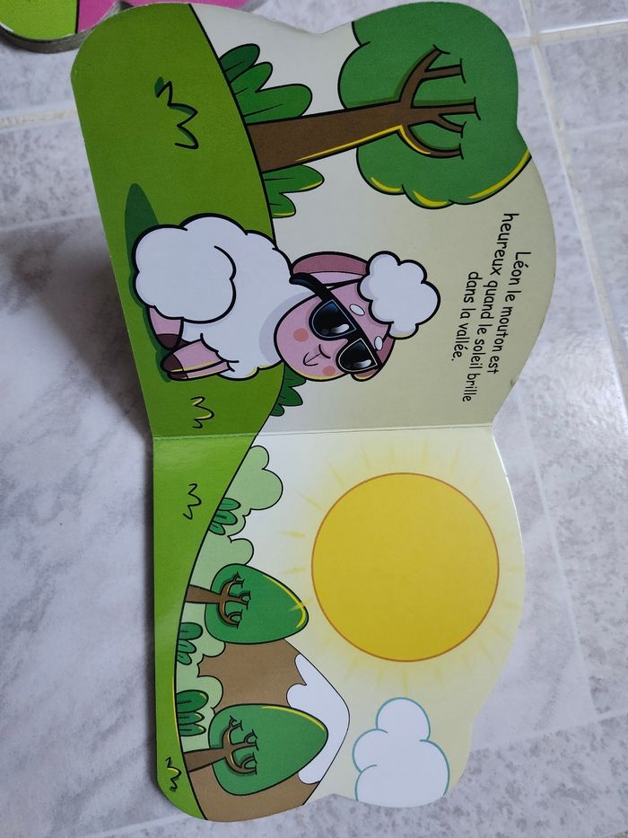 Lot de deux petits livres animaux poney mouton enfant bébé - photo numéro 8