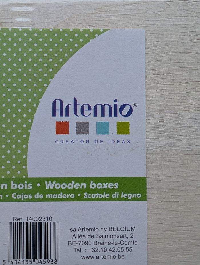Boîte en bois brut à décorer Artemio - DIY Loisirs Créatifs - photo numéro 5