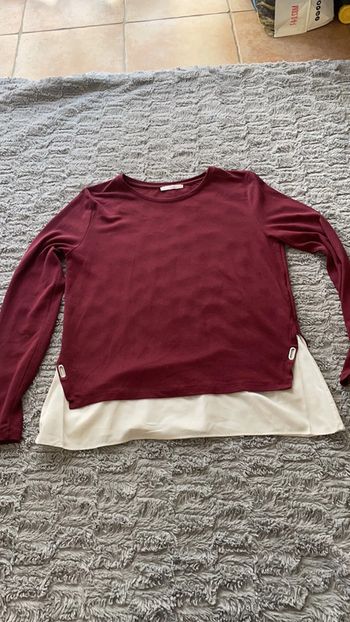 Haut léger manches longues Camaïeu taille 42