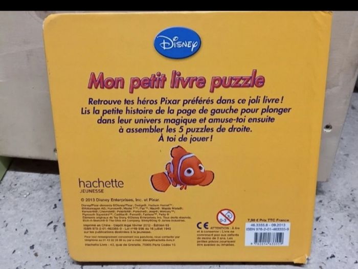 Livre puzzle Disney - photo numéro 3