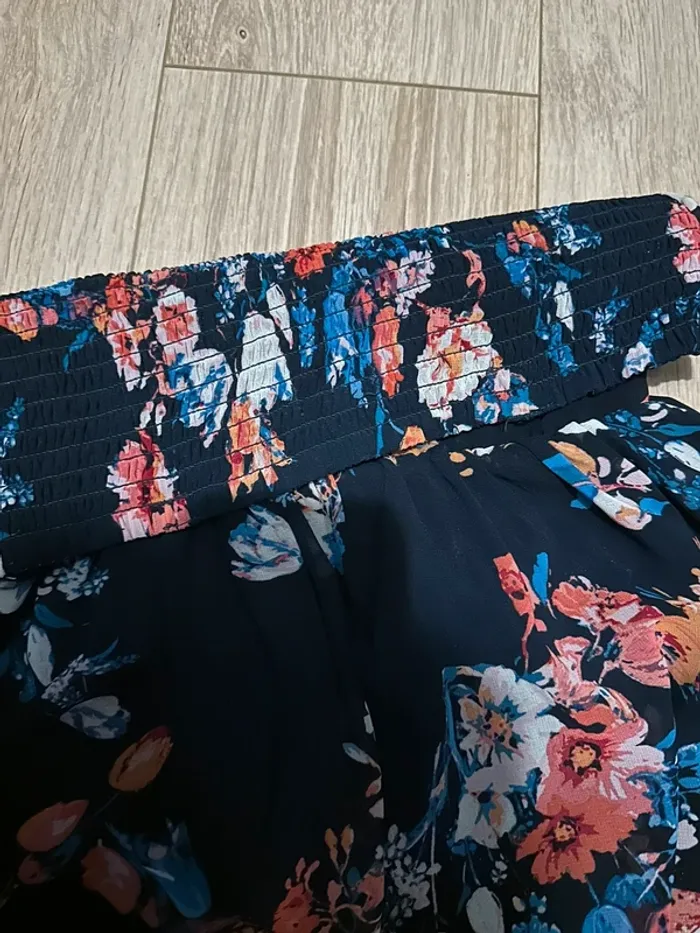 Robe longue bustier à fleurs - photo numéro 3