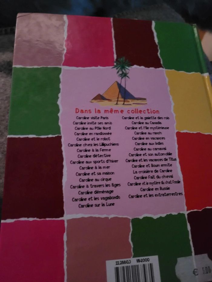 Caroline en Égypte livre rare Pierre Probst Hachette Jeunesse Album collection multicolore - photo numéro 2