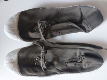 tennis bensimon à lacets kaki 37