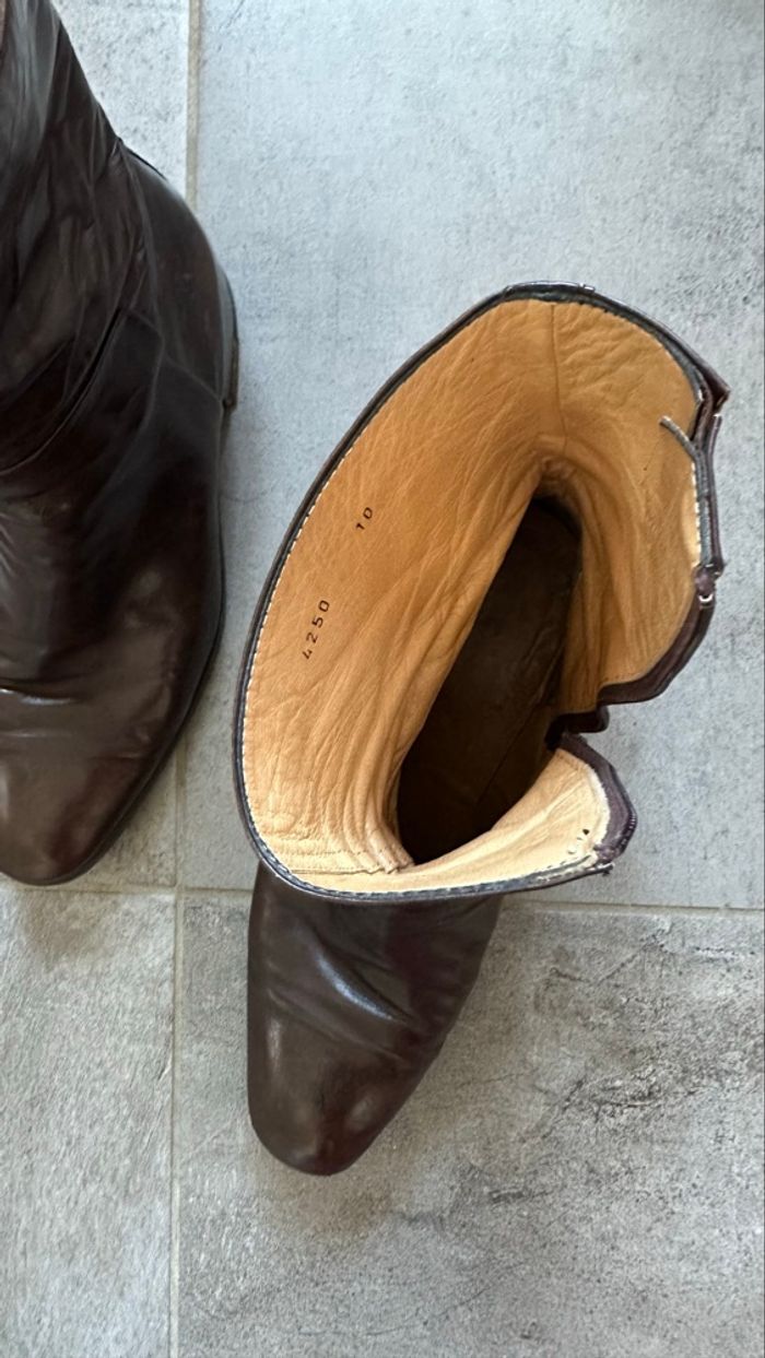 🌟 sublimes bottes cuir 44 luxe - photo numéro 4