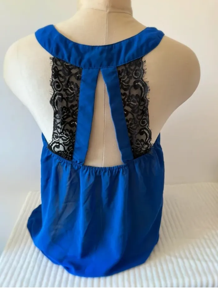 Débardeur bleu femme – Taille L - photo numéro 3