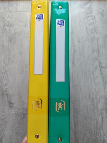 Lot 2 classeurs 4cm