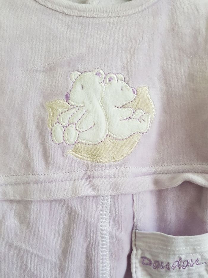 Pyjama en velours taille naissance - photo numéro 2