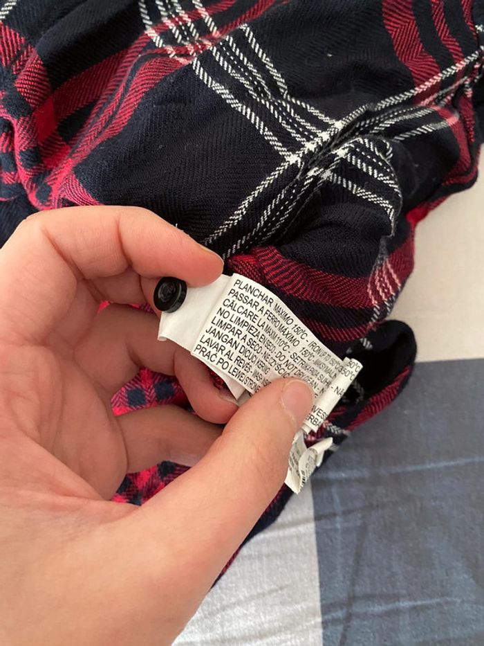Superbe belle chemise à carreaux Zara taille M - photo numéro 10